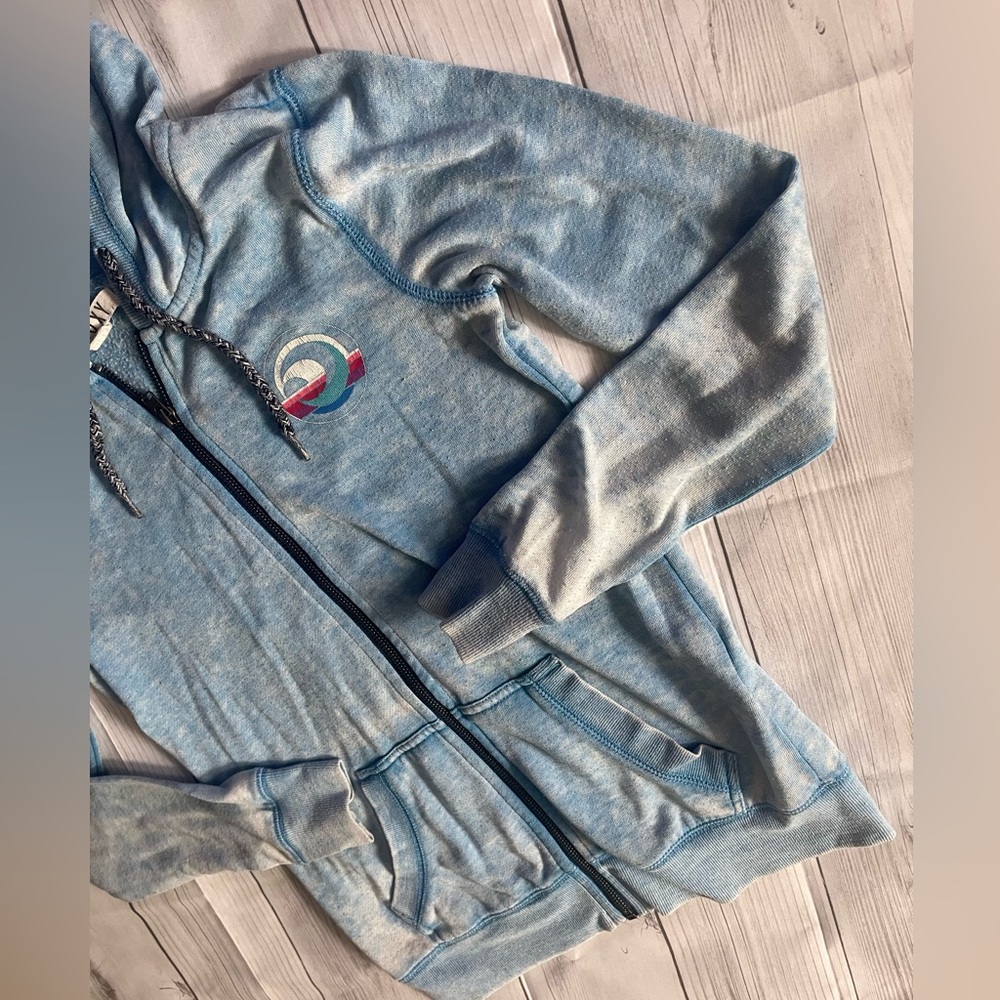 Vintage Roxy Y2K zip-up Hoodie Lightweight size XS - Picture 4 of 9